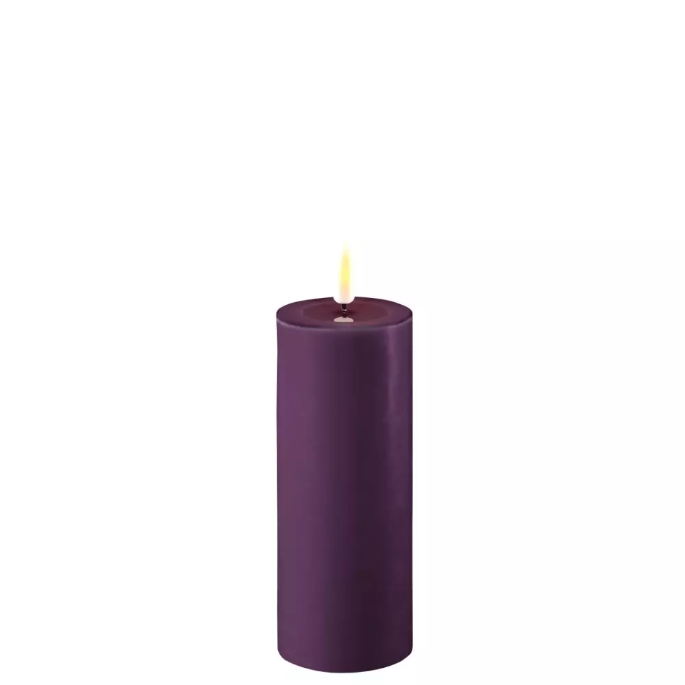 Deluxe Kubbelys Lilla D5 H12, 5744001244470, RF-0362, Interiør, Lys, Deluxe Homeart, Real Flame Purple