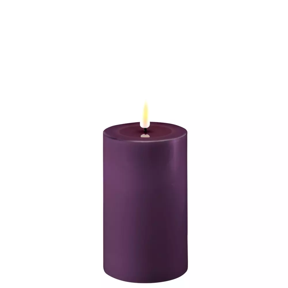 Deluxe Kubbelys Lilla D7 H12, 5744001244517, RF-0366, Interiør, Lys, Deluxe Homeart, Real Flame Purple