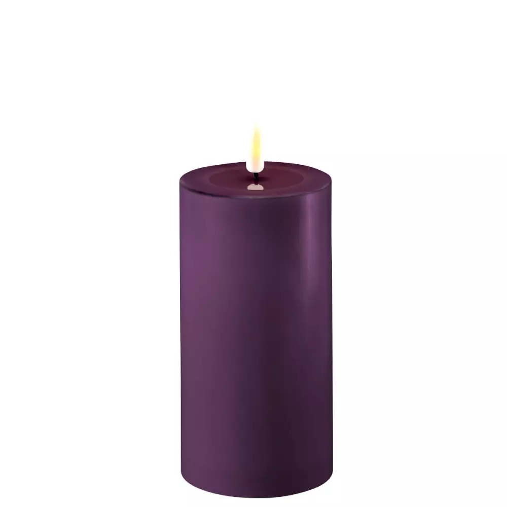 Deluxe Kubbelys Lilla D7 H15, 5744001244524, RF-0367, Interiør, Lys, Deluxe Homeart, Real Flame Purple