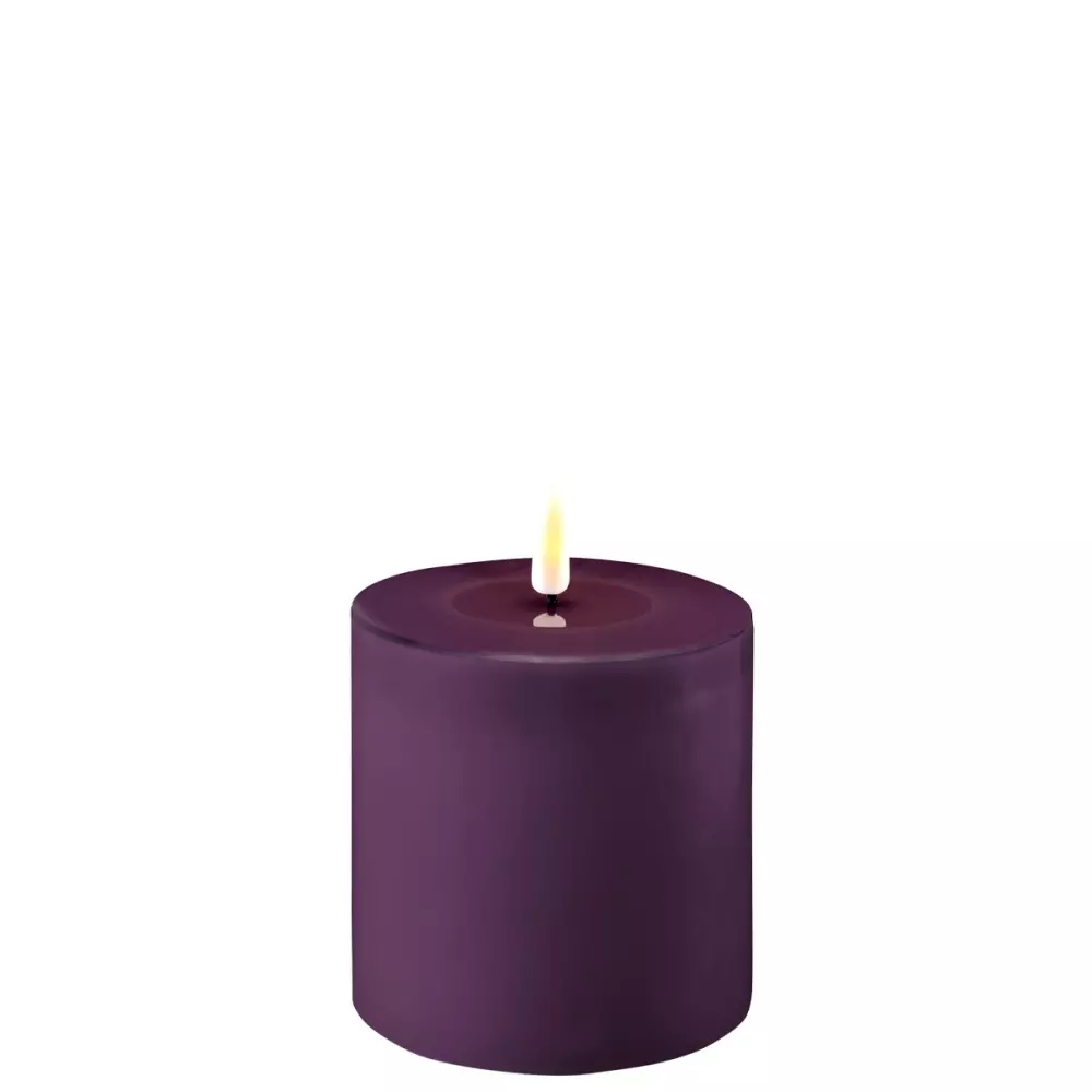 Deluxe Kubbelys Lilla D10 H10, 5744001244548, RF-0369, Interiør, Lys, Deluxe Homeart, Real Flame Purple