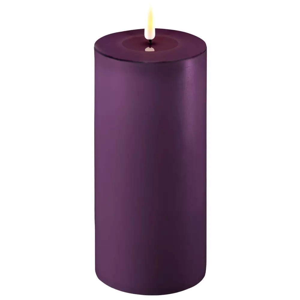 Deluxe Kubbelys Lilla D10 H20, 5744001244562, RF-0371, Interiør, Lys, Deluxe Homeart, Real Flame Purple