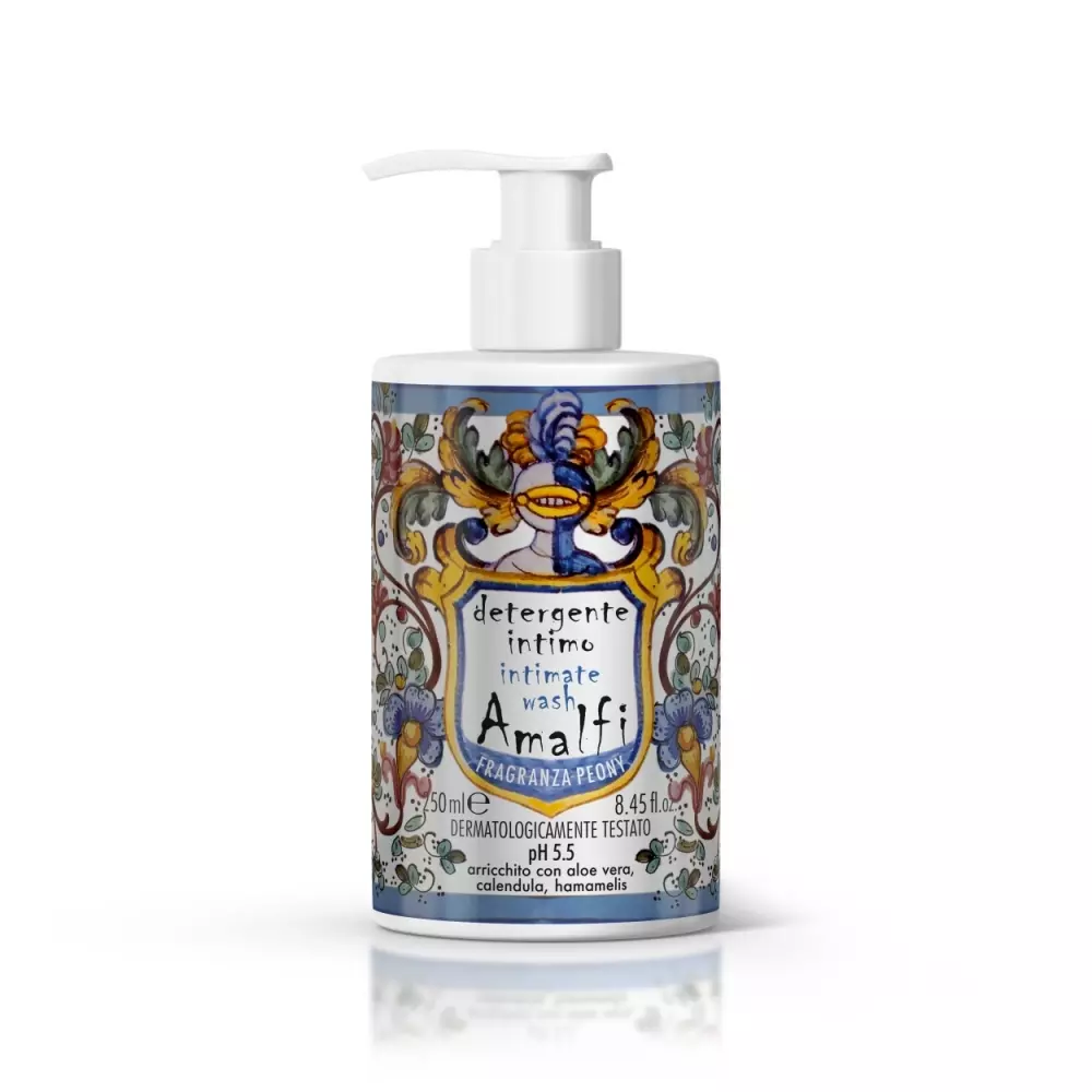 Intimvask Amalfi Peony 250ml, 8008860034618, RM3461, Baderom, Dusj, Rudy Profumi, Terrigeno, Intimate Wash Amalfi Peony 250ml