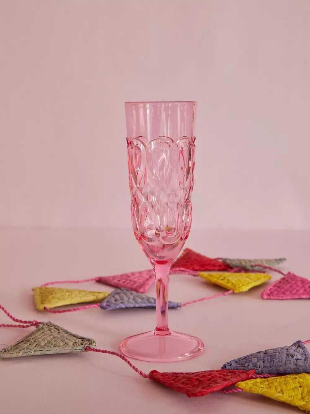 Champagneglass Akryl Rosa, 5708315182958, SCHG-SWI, Kjøkken, Glass, Rice, Acrylic Champagne Glass - Pink