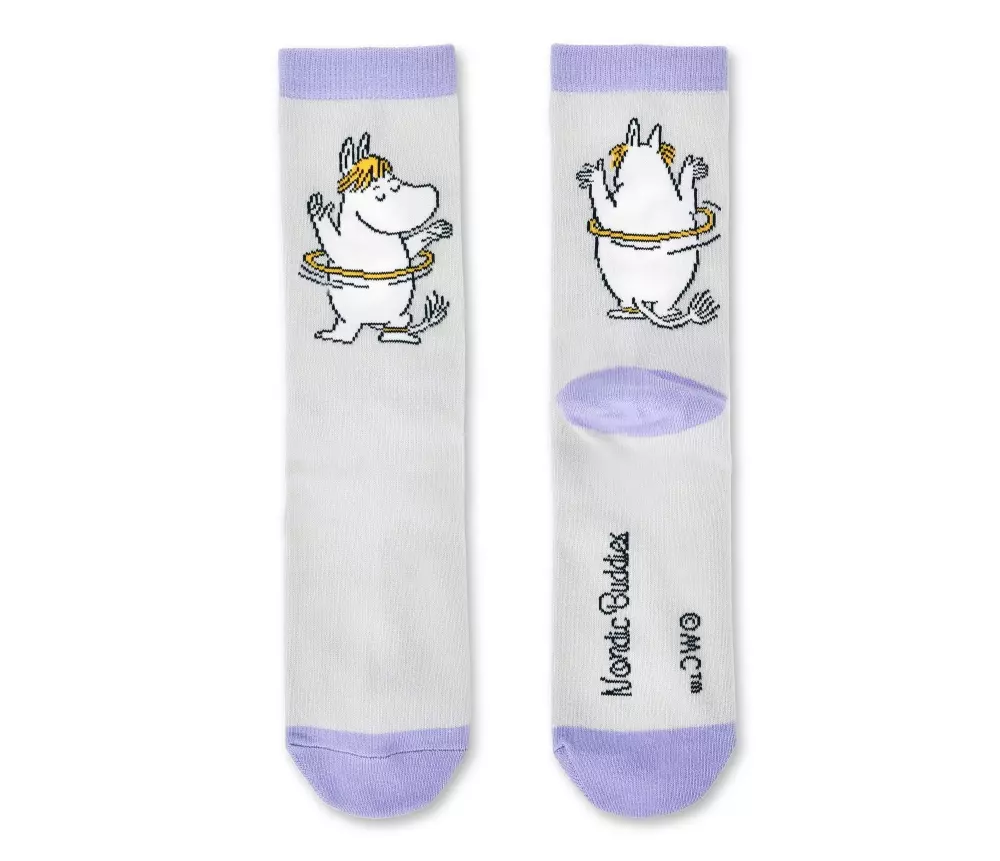 Moomin Strømper Snorkfrøken Grå, 6430079189667, SNORM23L, Accessories, Strømper, Moomin, Oy Bisly LTD, Socks Ladies