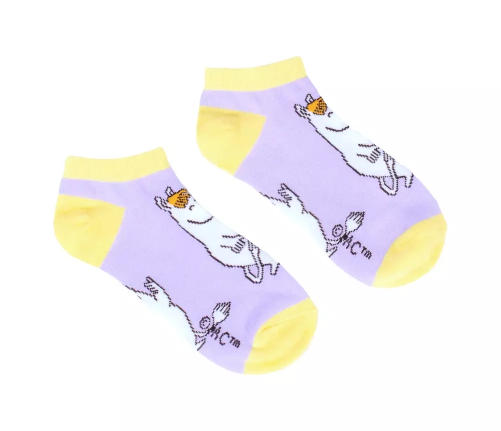 Moomin Ankelstrømper Snorkfrøken Lilla, 6430079188004, SNORM34B, Accessories, Strømper, Moomin, Oy Bisly LTD, Ankle Socks Classic Ladies