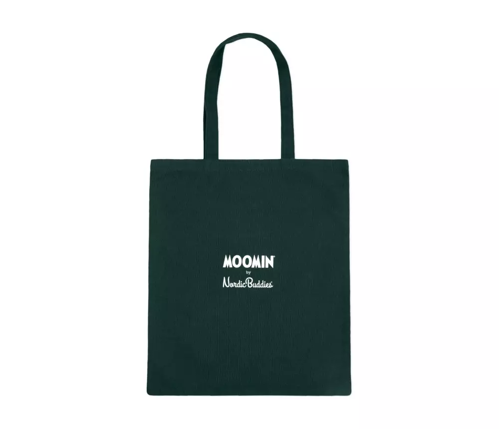 Moomin Tote Bag - Snusmumrikken Grønn, 0714770416946, SNUFKIN2B, Accessories, Vesker, Moomin, Oy Bisly LTD, Tote Bag