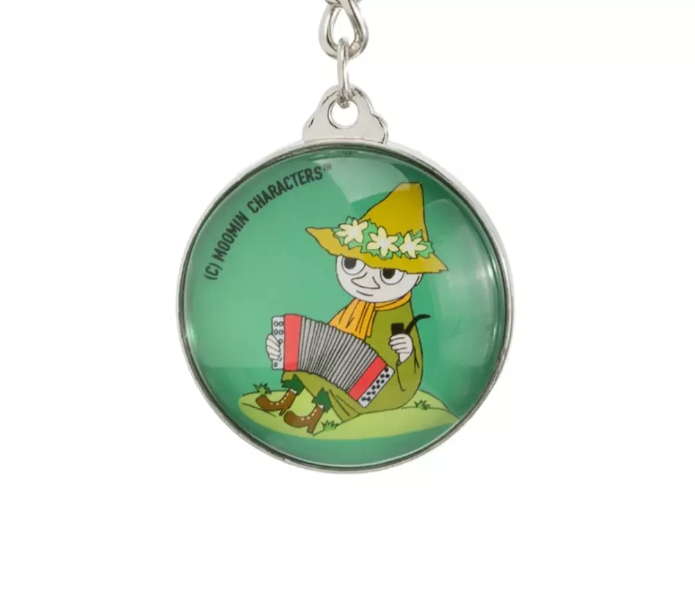 Moomin Nøkkelring - Snusmumrikken, 6430063043647, SNUFKIN46A, Accessories, Nøkkelringer, Moomin, Oy Bisly LTD, Key Rings