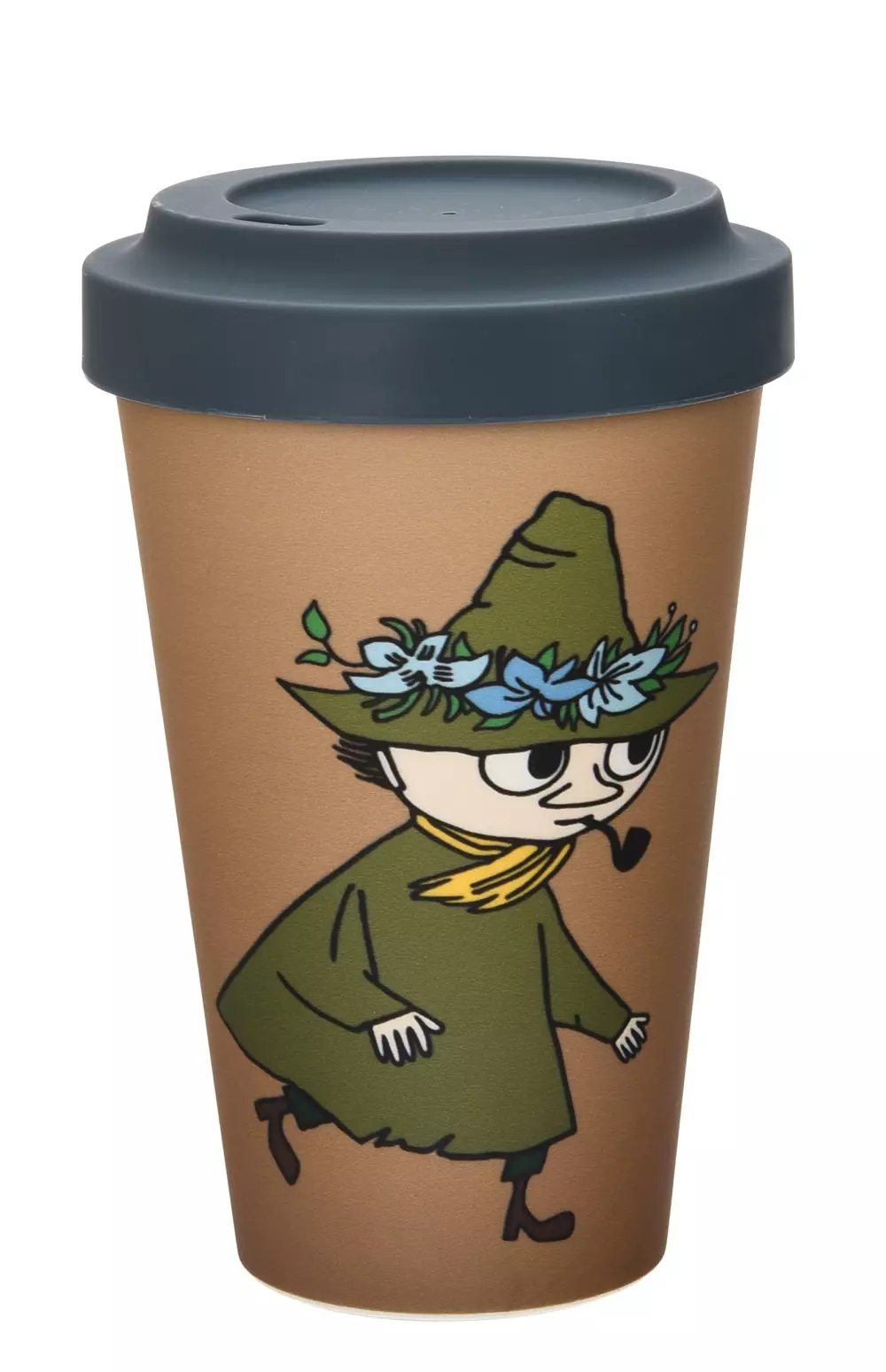 Moomin To Go Kopp - Run, 0714770418452, SNUFKIN99B, Kjøkken, Krus og Skåler, Moomin, Oy Bisly LTD, Biodegradeable take away mug