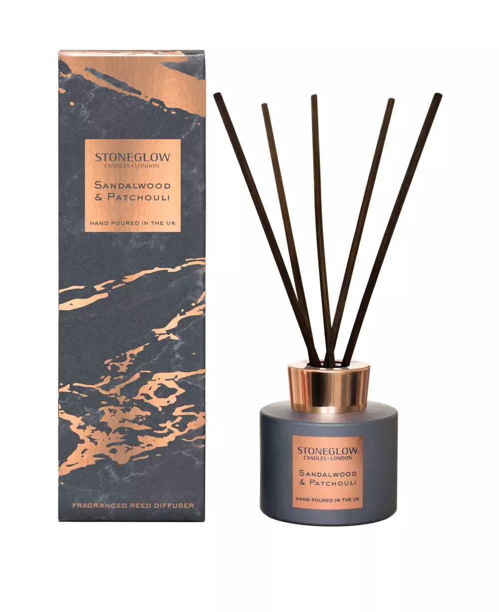 Stoneglow Duftpinner Sandalwood & Patchouli, 5055157613165, ST-L-6124, Interiør, Duft, Stoneglow, House of Månsson