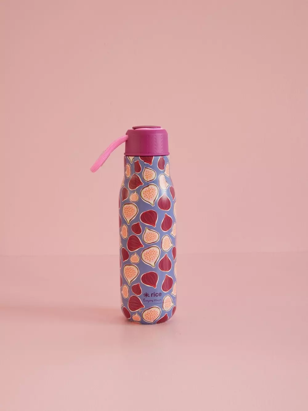 Drikkeflaske Figs In Love 500ml, 5708315246216, STBOT-FIGS, Kjøkken, Drikkeflasker, Rice, Stainless Steel Drinking Bottle with Figs in Love Print - 12H Hot / 24H Cold