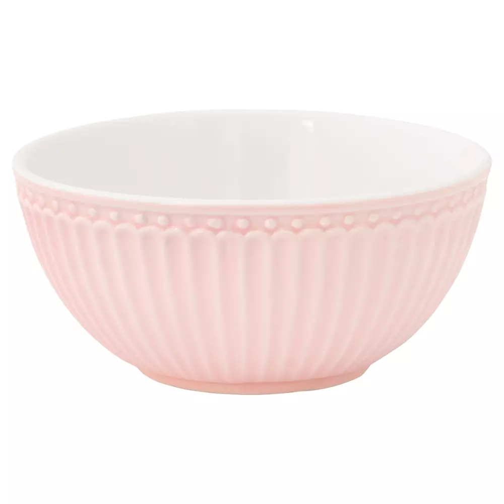 Musliskål Alice Pale Pink, 5707463145990, STWCERAALI1906, Kjøkken, Skåler og Ildfaste Former, GreenGate, Cereal bowl Alice pale pink