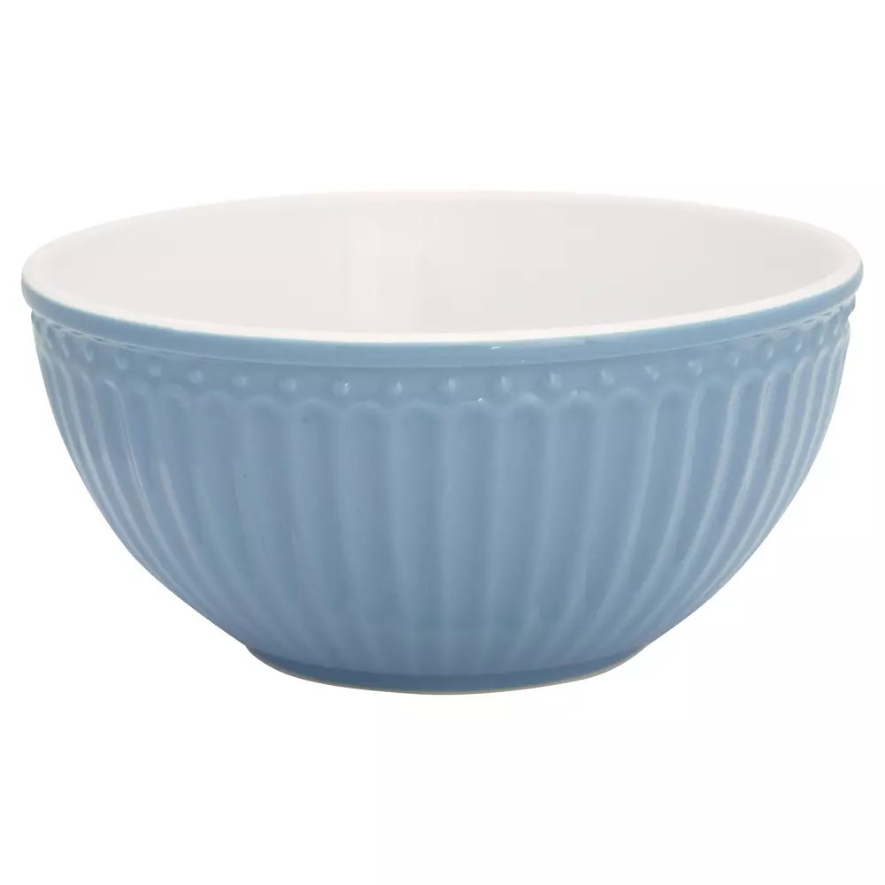 Musliskål Alice Sky Blue, 5707463387925, STWCERAALI2706, Kjøkken, Skåler og Ildfaste Former, GreenGate, Cereal bowl Alice sky blue