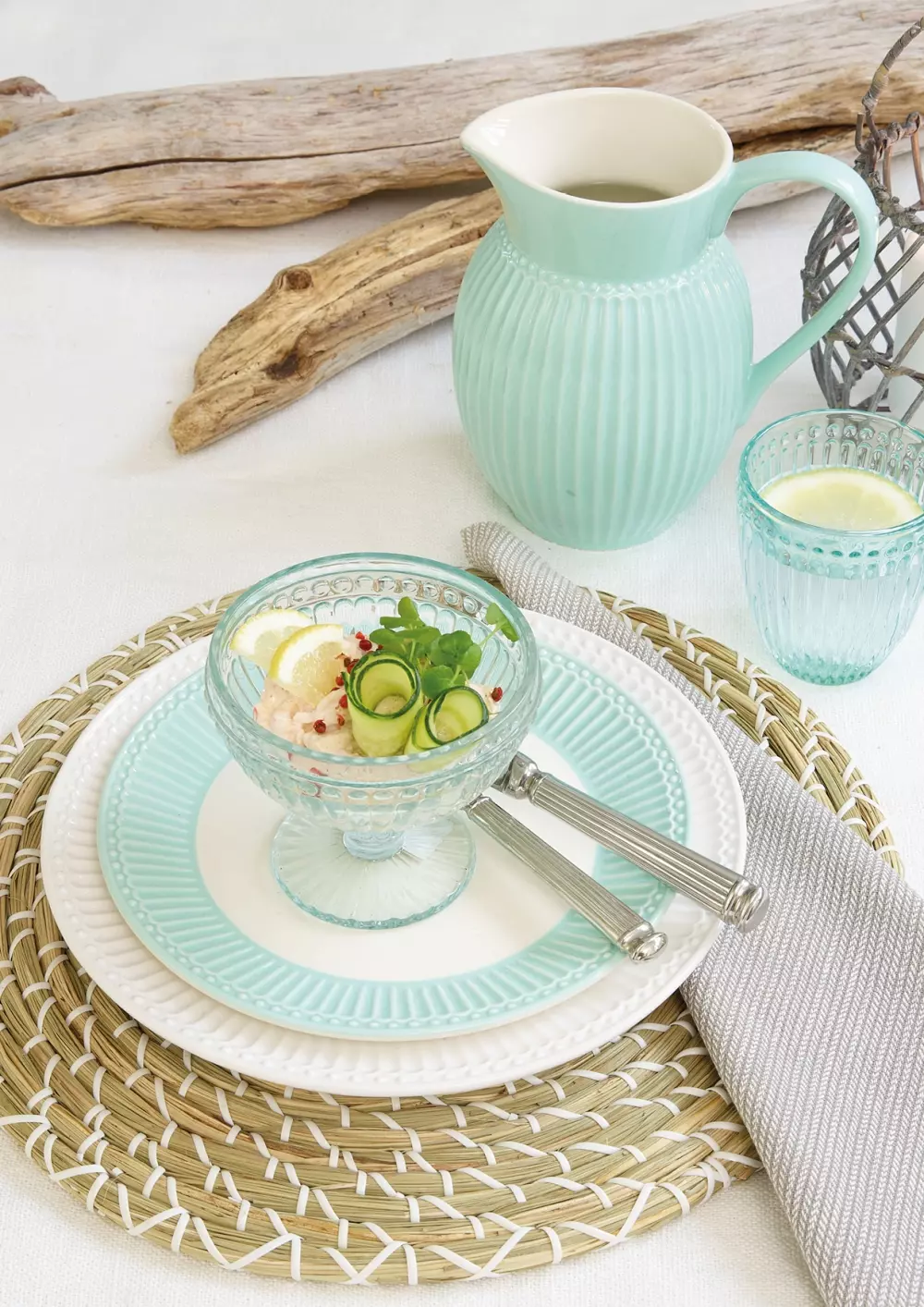 Eggeglass Alice Cool Mint, 5707463471372, STWEGGAALI3412, Kjøkken, Eggeglass, GreenGate, Egg cup Alice cool mint