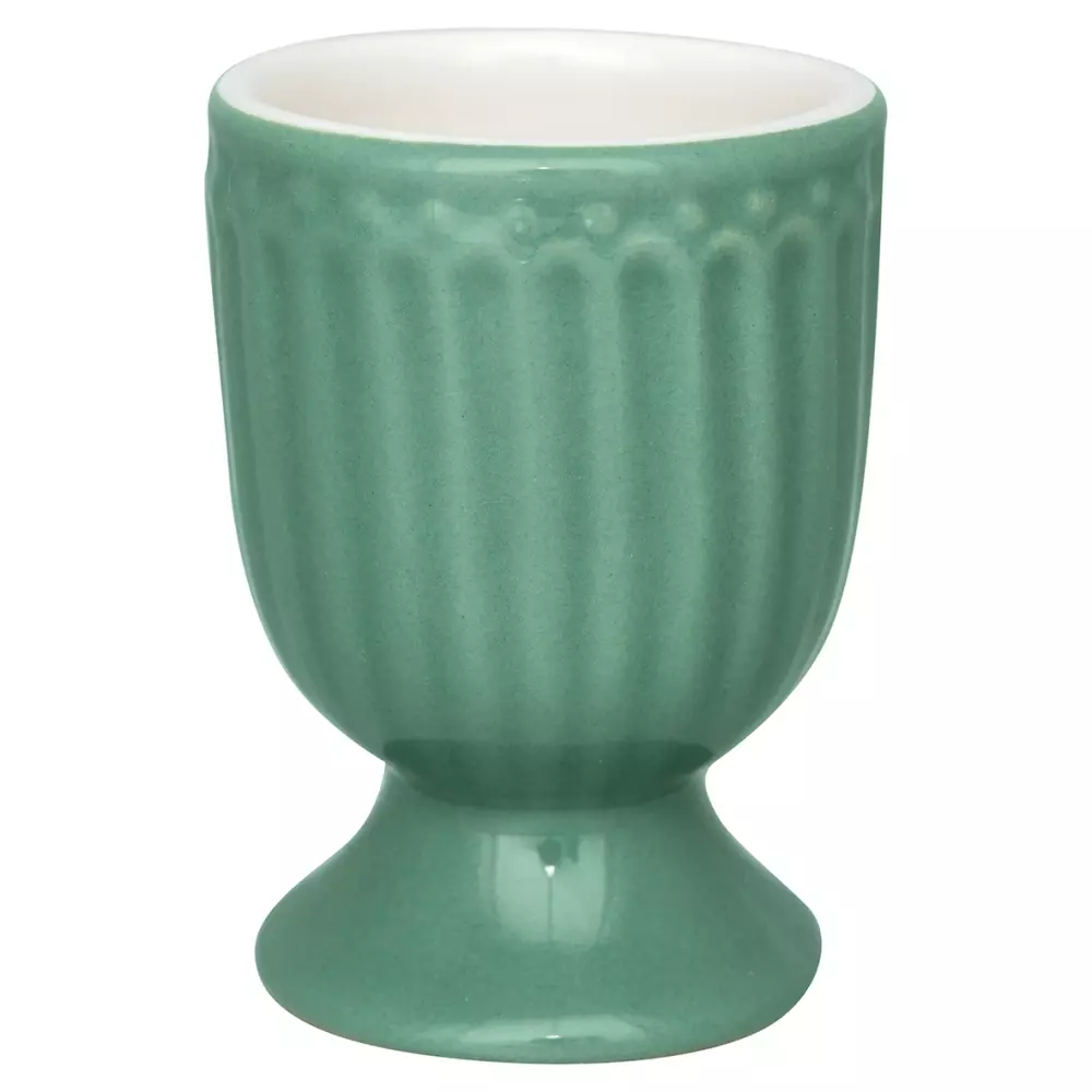 Eggeglass Alice Dusty Green, 5707463323435, STWEGGAALI4212, Kjøkken, Eggeglass, GreenGate, Egg cup Alice dusty green