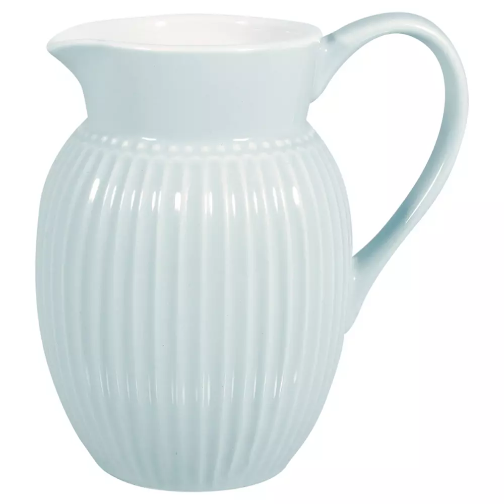 Mugge Alice Pale Blue 0,5L, 5707463469300, STWJUGA05ALI2904, Kjøkken, Mugger og Karafler, GreenGate, Jug Alice pale blue 0,5L