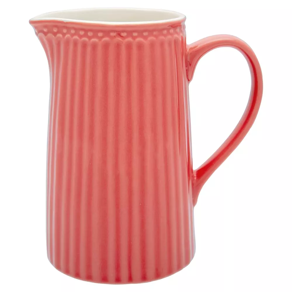 Mugge Alice Coral 1L, 5707463350158, STWJUGA1LALI1606, Kjøkken, Mugger og Karafler, GreenGate, Jug Alice coral 1L