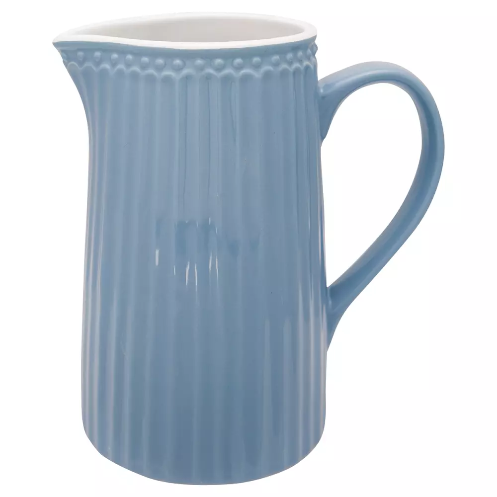 Mugge Alice Sky Blue 1L, 5707463388670, STWJUGA1LALI2706, Kjøkken, Mugger og Karafler, GreenGate, Jug Alice sky blue 1L