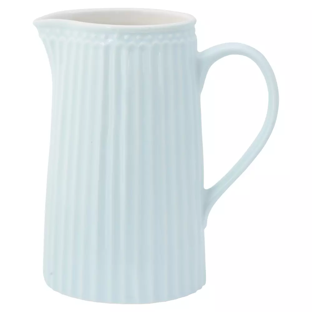 Mugge Alice Pale Blue 1L, 5707463145853, STWJUGA1LALI2906, Kjøkken, Mugger og Karafler, GreenGate, Jug Alice pale blue 1L