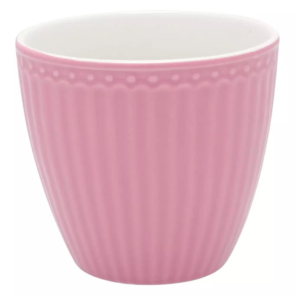 Lattekopp Alice Dusty Rose D10, 5707463408699, STWLATAALI1106, Kjøkken, Krus og Skåler, GreenGate, Latte cup Alice dusty rose