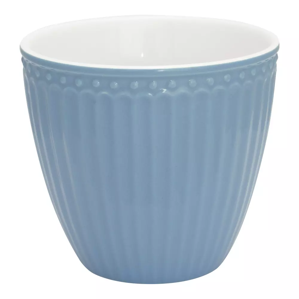 Lattekopp Alice Sky Blue D10, 5707463388014, STWLATAALI2706, Kjøkken, Krus og Skåler, GreenGate, Latte cup Alice sky blue