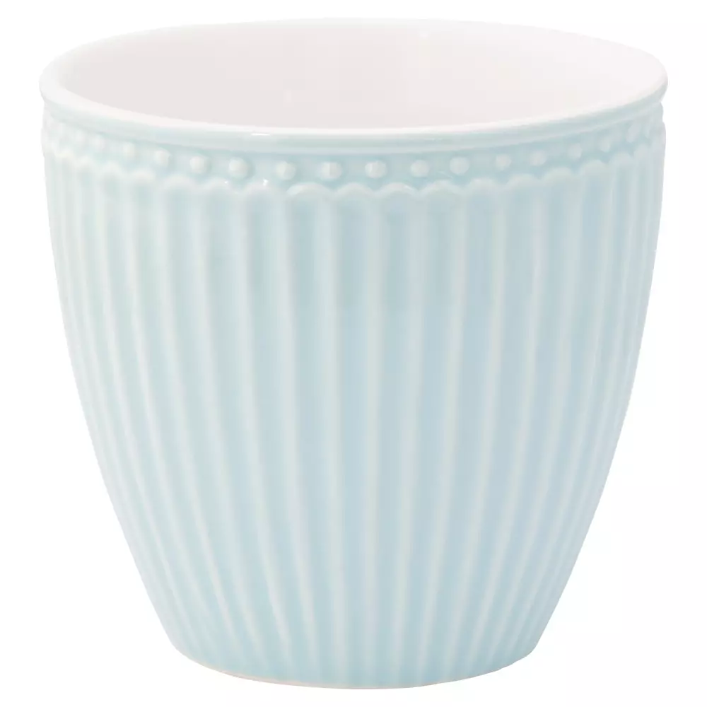 Lattekopp Alice Pale Blue D10, 5707463146065, STWLATAALI2906, Kjøkken, Krus og Skåler, GreenGate, Latte cup Alice pale blue