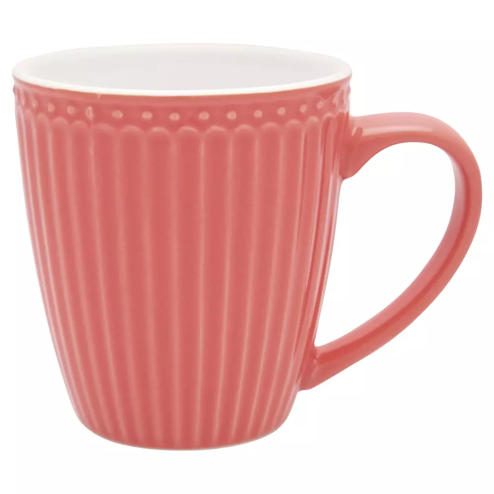 Kopp Alice Coral D9, 5707463350196, STWMUGAALI1606, Kjøkken, Krus og Skåler, GreenGate, Mug Alice coral