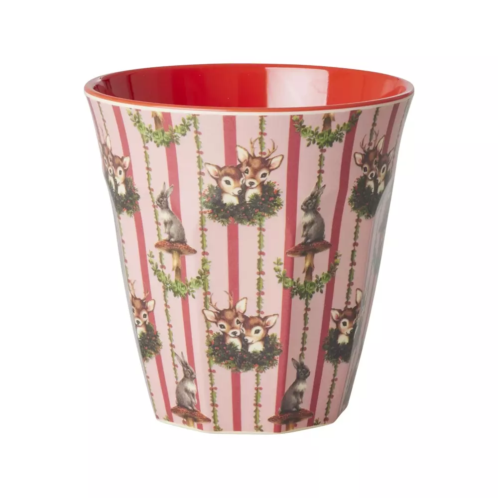 Melaminkopp Sweet Forest M, 5708315255607, XMECU-PH4SWFO, Kjøkken, Melamin- & Treservise, Rice, Melamine Cup with Sweet Forest Print - Medium - 250 ml