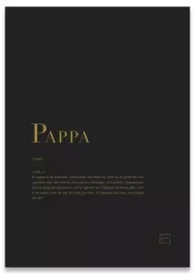 PAPPA Gullposter