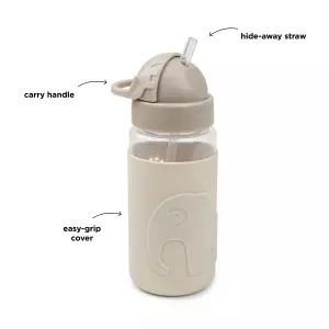 Easy-grip Straw Bottle Elphee Sand