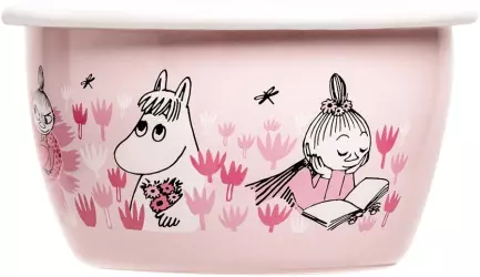 Moomin Emaljeskål - Rosa