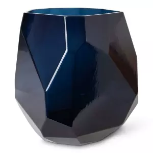 Magnor Iglo Lykt/Vase Blå H22