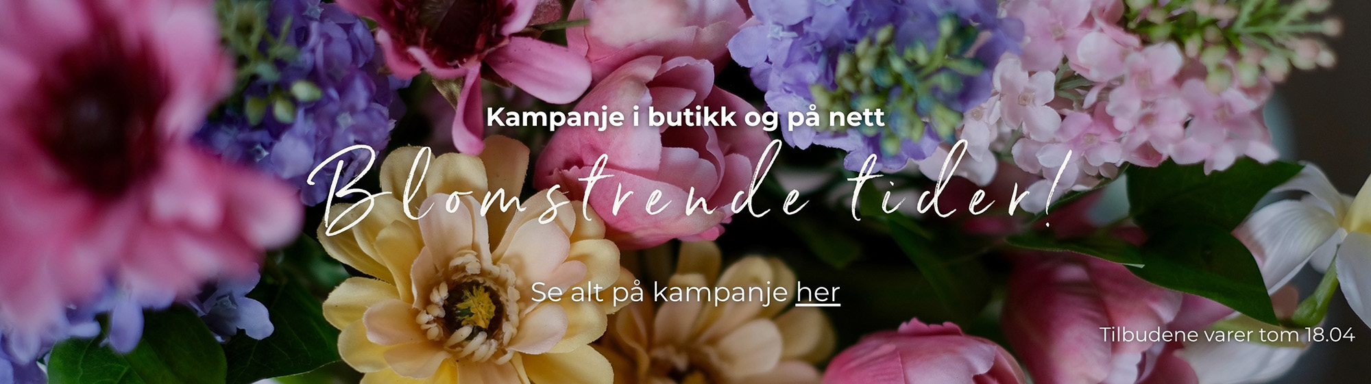Kampanje på en mengde produkter!