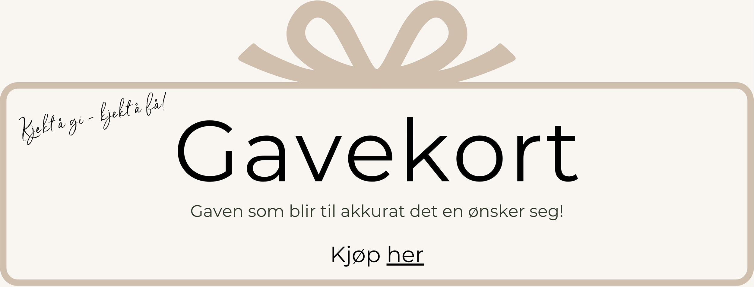 Gavekort
