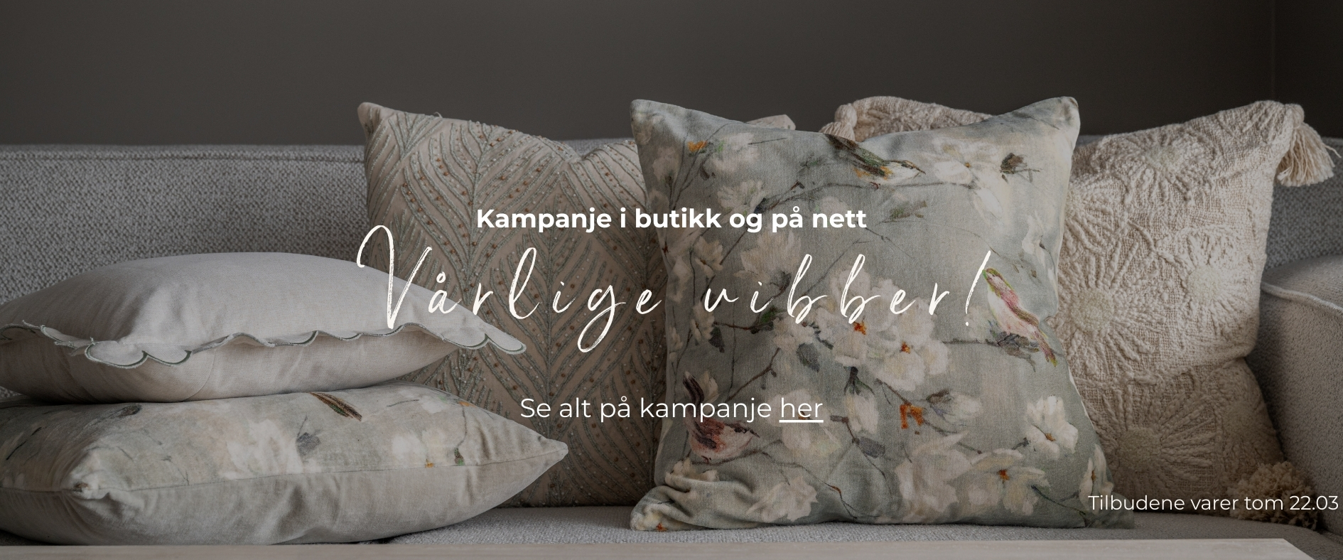 Kampanje i butikk og på nett