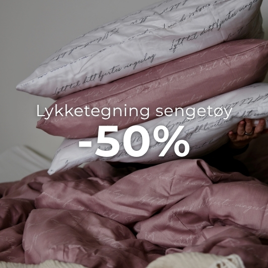 Lykketegning sengesett 50%