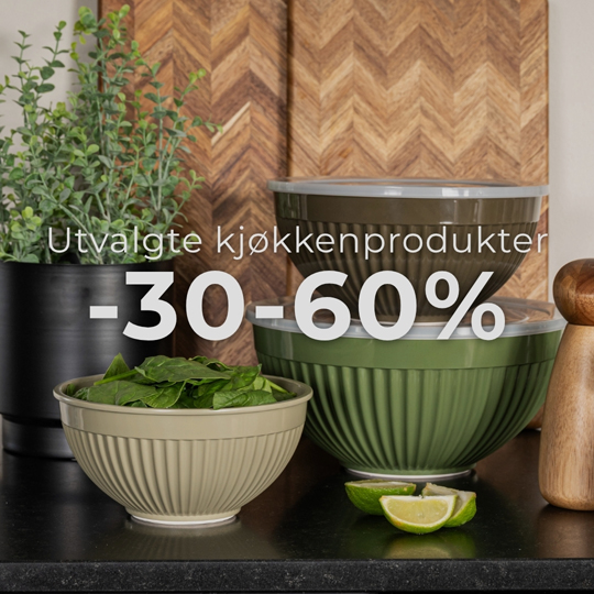 Kjøkkenprodukter på kampanje