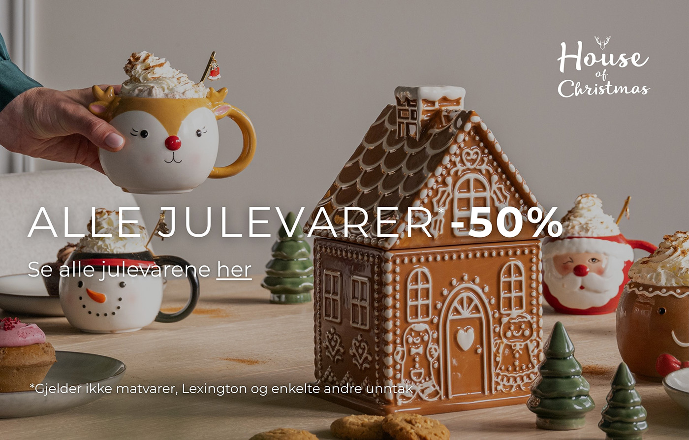 Julevarer 50%