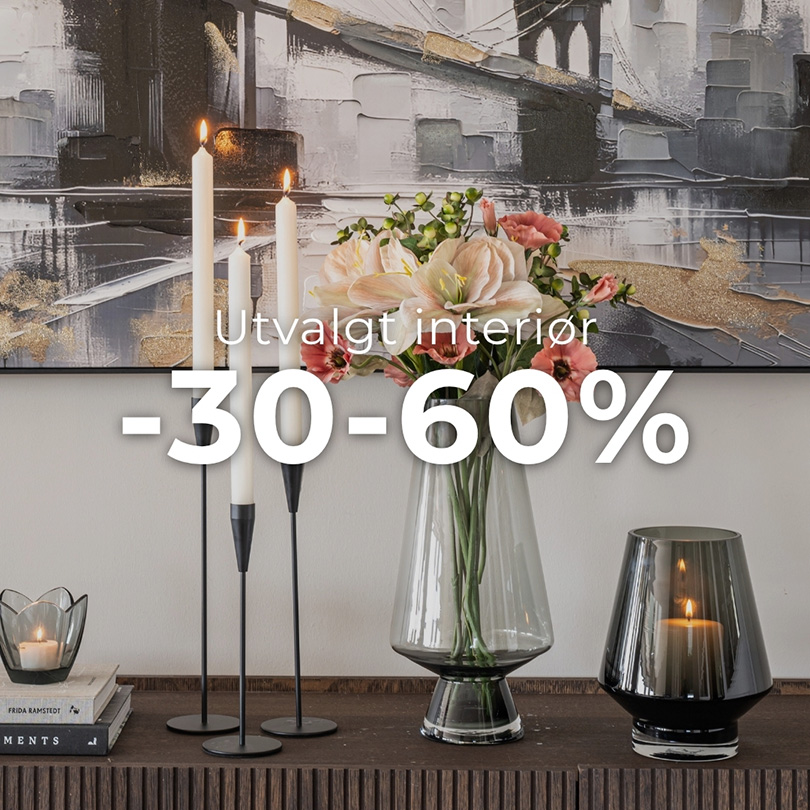 Interiør på kampanje