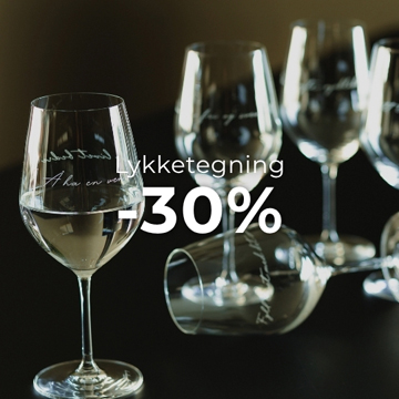 Lykketegning glass og krus