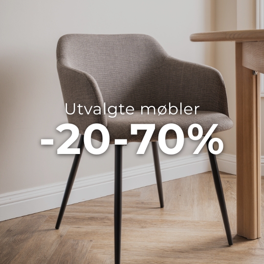 Møbler på kampanje