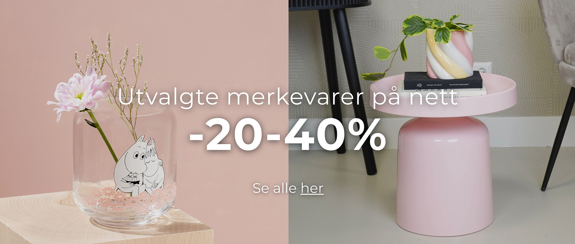 Merkevarer på kampanje i nettbutikken