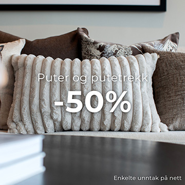 Puter og putetrekk -50%