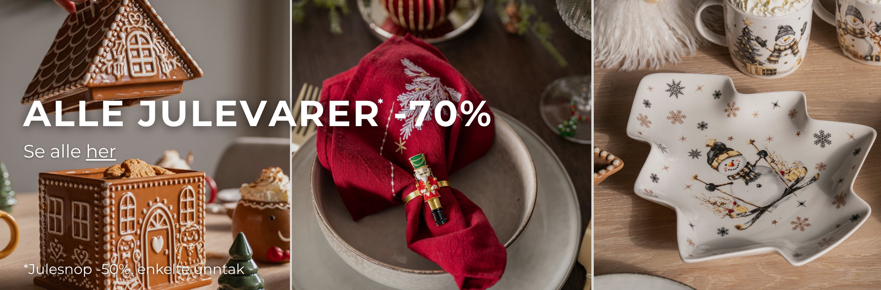 Alle julevarer 70%