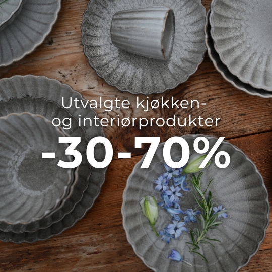 Kampanje på utvalgte varer i butikk og på nett