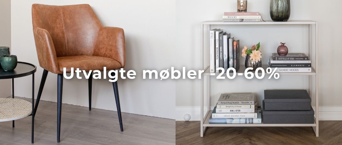 Utvalgte møbler på kampanje