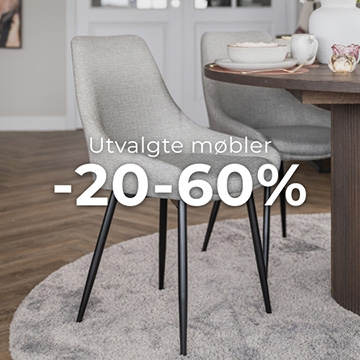 Møbler på kampanje