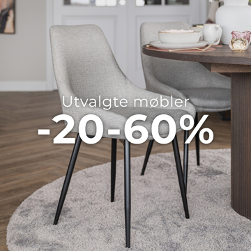 Møbler på kampanje 