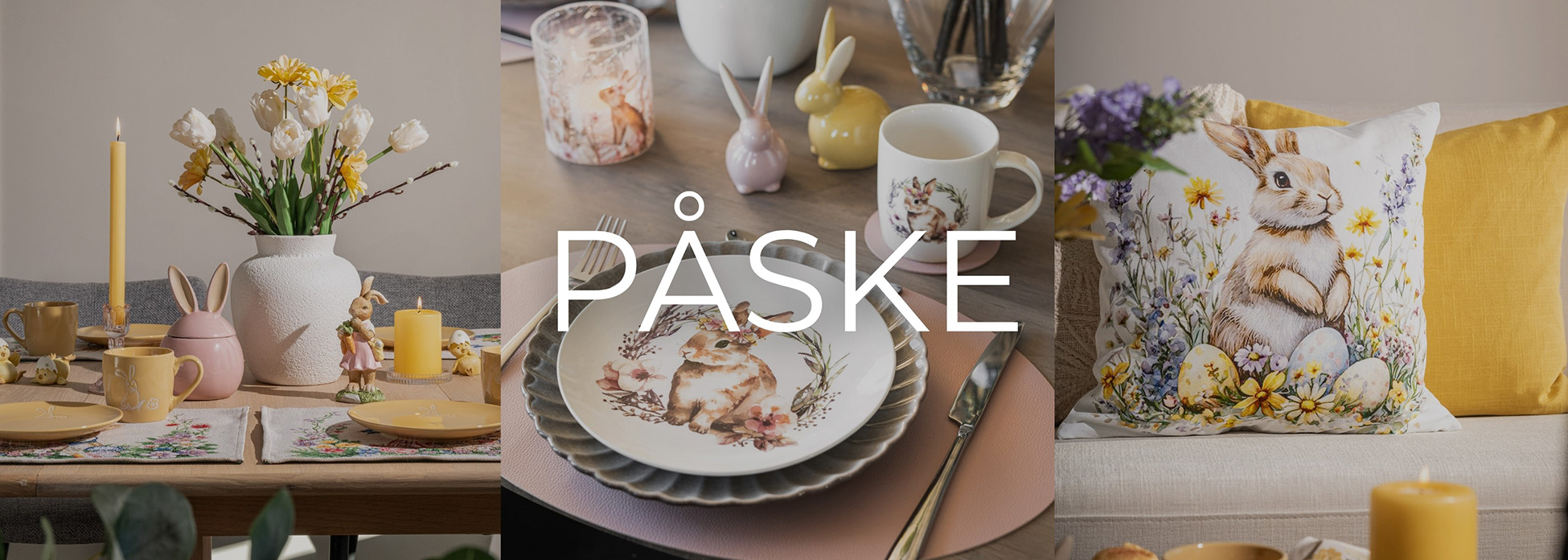 Alt til påsken - påskepynt, påskeservietter og påskeserviser