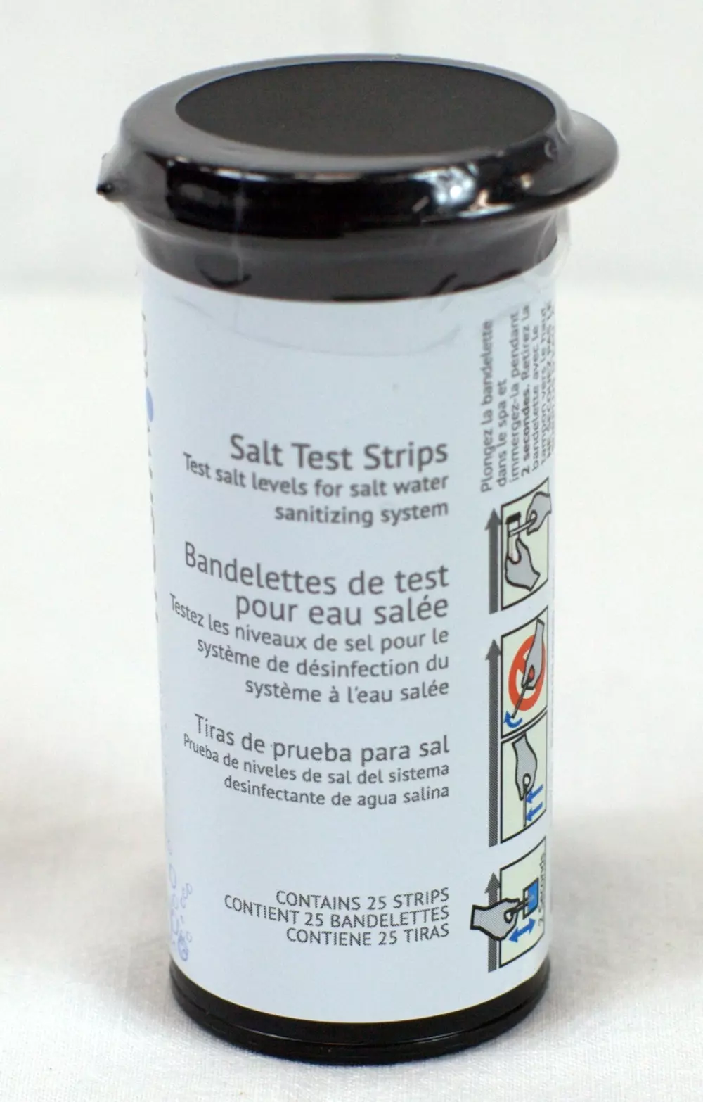 Salt teststrips, 76234, 100057, Test saltnivåene i massasjebadet