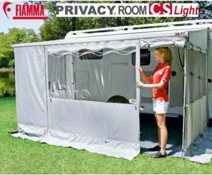 B-vare Privacy Room Cs Light For Caravanstore 310 Grå Fast Clip